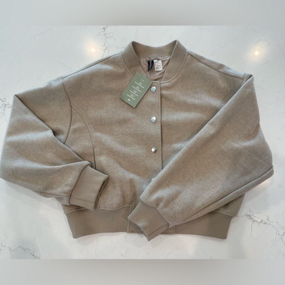 Forever 21 Tan Bomber Jacket